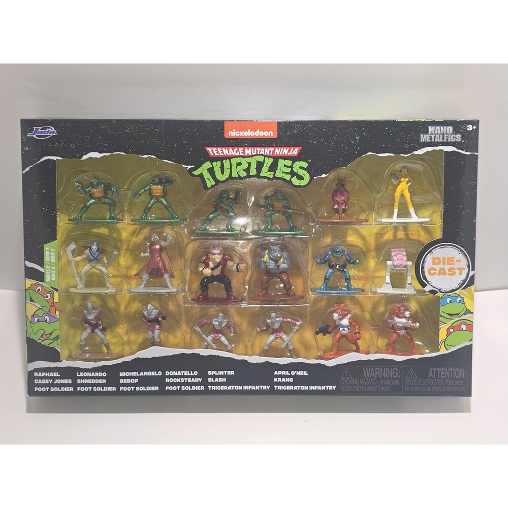 Jada Metalfigs Teenage Mutant Ninja Turtles - Set of 18 Figures (Wave 2) 35124